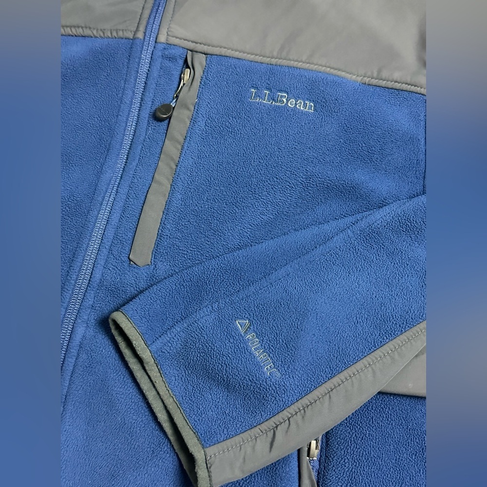 LL Bean Fleece Full Zip - Picture 2 of 7